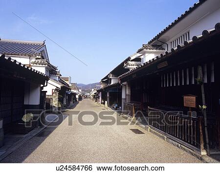 Townscape of Waki Town, Mima City, Tokushima Prefecture, Japan View Large Photo Image Stock Photograph - Townscape of Waki Town, Mima City, Tokushima Prefecture, Japan. Fotosearch