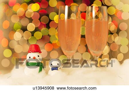 Two Champagne Glasses View Large Photo Image Stock Photo - Two Champagne Glasses. Fotosearch