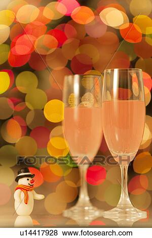 Stock Photo - Two Champagne Glasses. Fotosearch