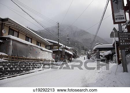 Village in winter View Large Photo Image Stock Image - Village in winter. Fotosearch
