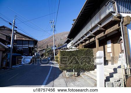Stock Photograph - Wada hotel and street. Fotosearch