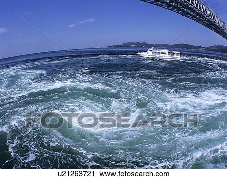 Whirlpool, Naruto City, Tokushima Prefecture, Japan View Large Photo Image Stock Image - Whirlpool, Naruto City, Tokushima Prefecture, Japan. Fotosearch