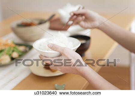 Woman Having Boiled Rice View Large Photo Image Stock Image - Woman Having Boiled Rice. Fotosearch