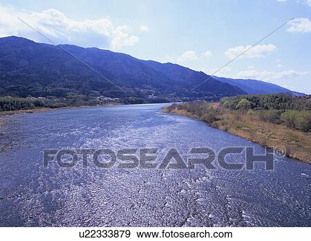 Yoshino river, Miyoshi City, Tokushima Prefecture, Japan View Large Photo Image Stock Photo - Yoshino river, Miyoshi City, Tokushima Prefecture, Japan. Fotosearch