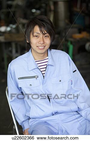 Young Male Factory Worker View Large Photo Image Stock Photograph - Young Male Factory Worker. Fotosearch