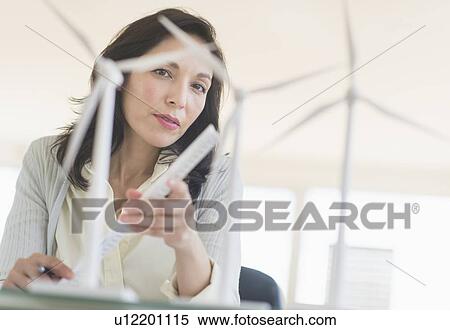 Stock Photography - Architect working in office. Fotosearch