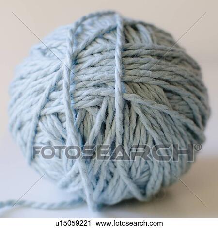 Stock Image - Ball of yarn. Fotosearch