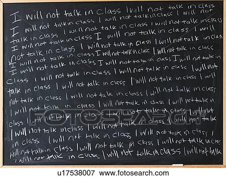 Blackboard with writing lines View Large Photo Image Stock Photo - Blackboard with writing lines. Fotosearch