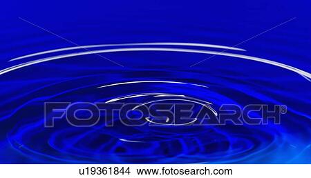 Picture - Blue water splash. Fotosearch