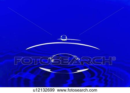 Blue water splashing View Large Photo Image Stock Photo - Blue water splashing. Fotosearch