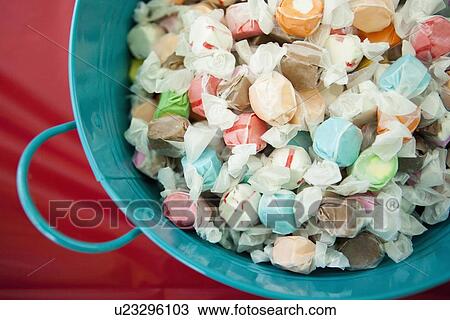 Stock Image - Bowl of sweets. Fotosearch