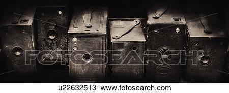 Stock Image - Box cameras. Fotosearch