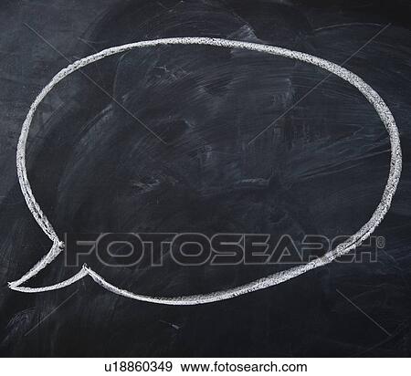 Stock Photo - Close up of blank speech bubble. Fotosearch