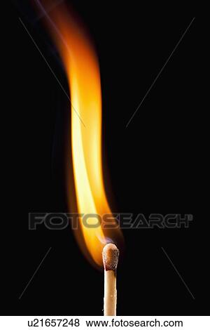 Close-up of burning match View Large Photo Image Stock Photo - Close-up of burning match. Fotosearch
