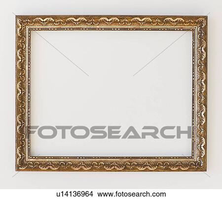 Picture - Close up of empty picture frame, studio shot. Fotosearch