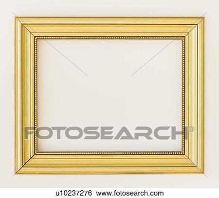 Stock Photograph - Close up of empty picture frame, studio shot. Fotosearch
