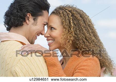 Couple face to face View Large Photo Image Stock Image - Couple face to face. Fotosearch