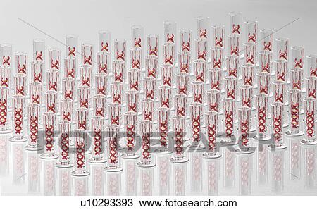 Stock Image - Digitally generated image of helix structure. Fotosearch
