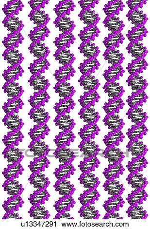 Stock Image - Digitally generated image of helix structure. Fotosearch