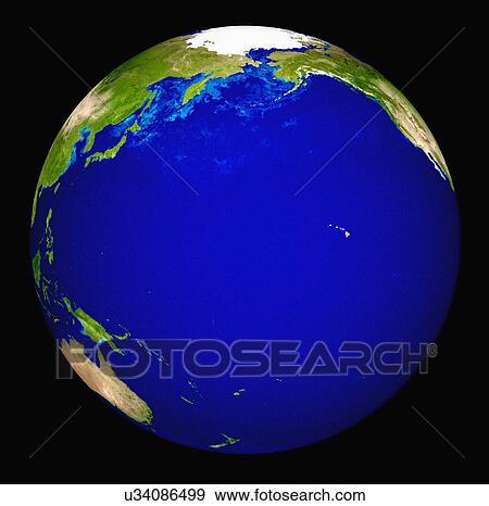 Stock Photo - Digitally generated image of planet earth. Fotosearch