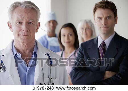 Stock Photo - Five doctors. Fotosearch