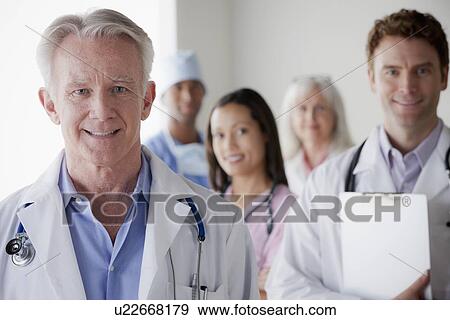 Stock Photo - Five doctors. Fotosearch