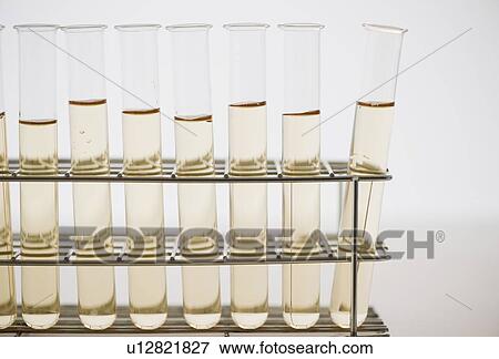 Stock Photo - Liquid in test tubes. Fotosearch