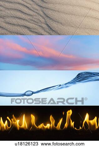 Stock Image - Montage of classical elements. Fotosearch