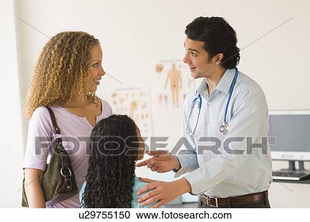Mother with daughter (12-13) visiting pediatrician View Large Photo Image Stock Image - Mother with daughter (12-13) visiting pediatrician. Fotosearch