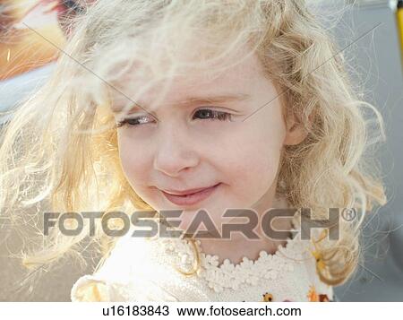 Outdoor portrait of happy young girl (4-5) View Large Photo Image Stock Image - Outdoor portrait of happy young girl (4-5) . Fotosearch