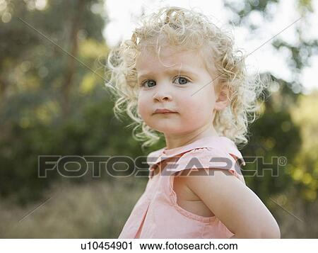 Outdoor portrait of young girl (4-5) View Large Photo Image Stock Image - Outdoor portrait of young girl (4-5) . Fotosearch