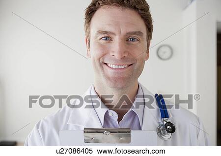 Stock Photography - Portrait of doctor. Fotosearch
