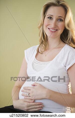Portrait of pregnant woman View Large Photo Image Stock Image - Portrait of pregnant woman. Fotosearch
