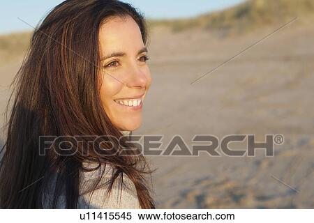 Portrait of smiling woman View Large Photo Image Stock Photography - Portrait of smiling woman. Fotosearch