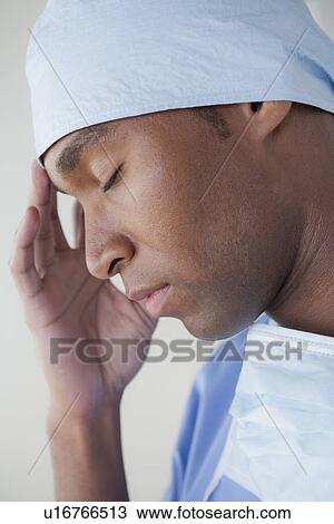 Stock Image - Portrait of surgeon. Fotosearch