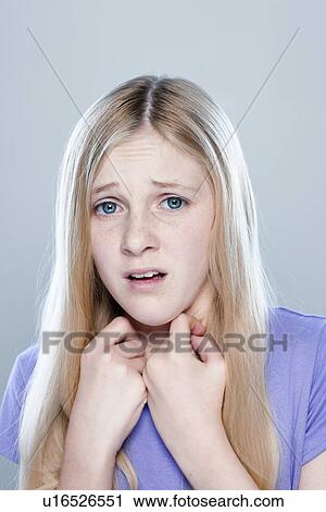 Portrait of teenage girl (14-15), studio shot View Large Photo Image Stock Image - Portrait of teenage girl (14-15), studio shot. Fotosearch