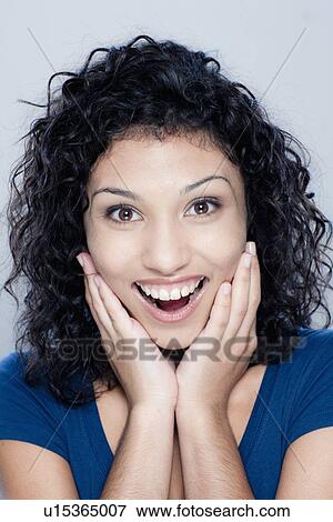 Portrait of teenage girl (16-17), studio shot View Large Photo Image Stock Photo - Portrait of teenage girl (16-17), studio shot. Fotosearch