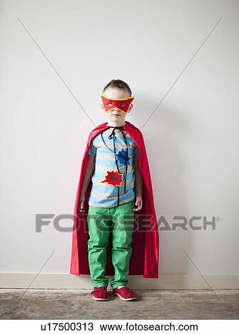 Portrait of toddler boy (2-3) in superhero costume View Large Photo Image Stock Image - Portrait of toddler boy (2-3) in superhero costume. Fotosearch