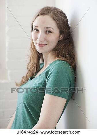 Portrait of young attractive woman View Large Photo Image Picture - Portrait of young attractive woman. Fotosearch