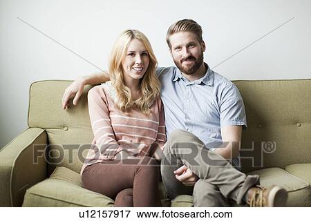 Portrait of young couple View Large Photo Image Stock Photo - Portrait of young couple . Fotosearch