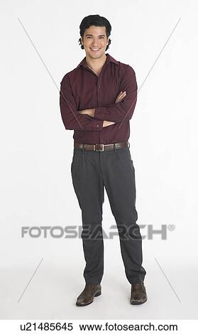 Stock Photography - Portrait of young man. Fotosearch