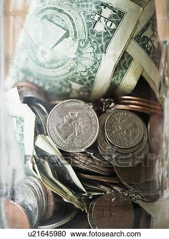 Savings in jar View Large Photo Image Stock Image - Savings in jar. Fotosearch