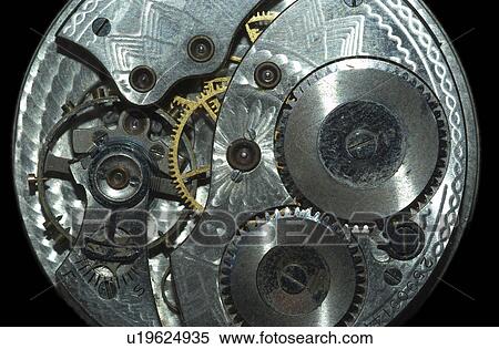 Stock Photography - Studio shot of complex clockwork. Fotosearch