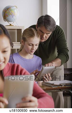 Teacher and teenage students (14-15) View Large Photo Image Stock Image - Teacher and teenage students (14-15). Fotosearch