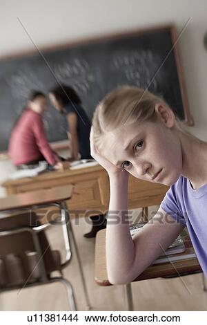 Teenage girls (14-15, 16-17) at school View Large Photo Image Picture - Teenage girls (14-15, 16-17) at school. Fotosearch