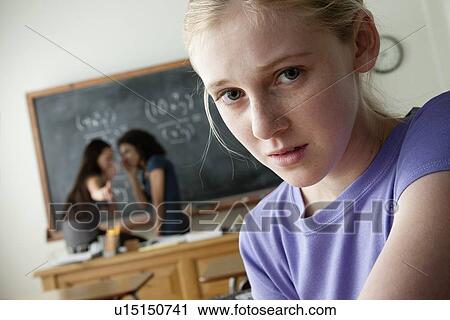 Teenage girls (14-15, 16-17) at school View Large Photo Image Stock Image - Teenage girls (14-15, 16-17) at school. Fotosearch