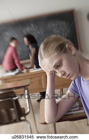 Teenage girls (14-15, 16-17) at school View Large Photo Image Stock Photography - Teenage girls (14-15, 16-17) at school. Fotosearch