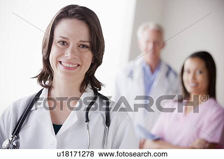 Stock Photo - Three doctors. Fotosearch