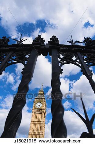 UK, England, London, Parliament gate and Big Ben View Large Photo Image Stock Photography - UK, England, London, Parliament gate and Big Ben. Fotosearch