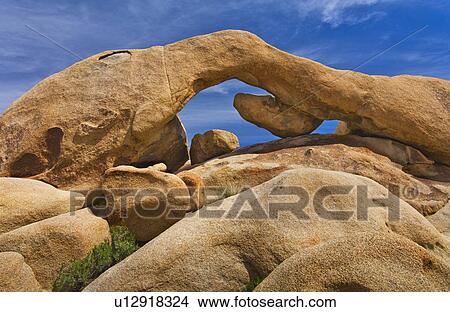 USA, California, Joshua Tree National Park, Arch rock View Large Photo Image Picture - USA, California, Joshua Tree National Park, Arch rock. Fotosearch